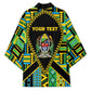 Personalized Tanzania Independence Day Kimono Uhuru 1963 African Shield Tribal Pattern