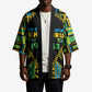 Personalized Tanzania Independence Day Kimono Uhuru 1963 African Shield Tribal Pattern
