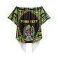 Personalized Tanzania Independence Day Off Shoulder Wrap Waist Top Uhuru 1963 African Shield Tribal Pattern