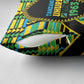 Tanzania Independence Day Pillow Cover Uhuru 1963 African Shield Tribal Pattern