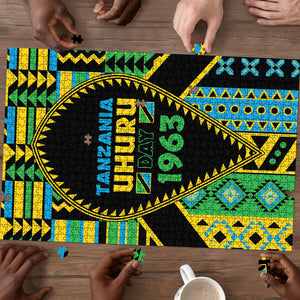 Tanzania Independence Day Puzzle Uhuru 1963 African Shield Tribal Pattern