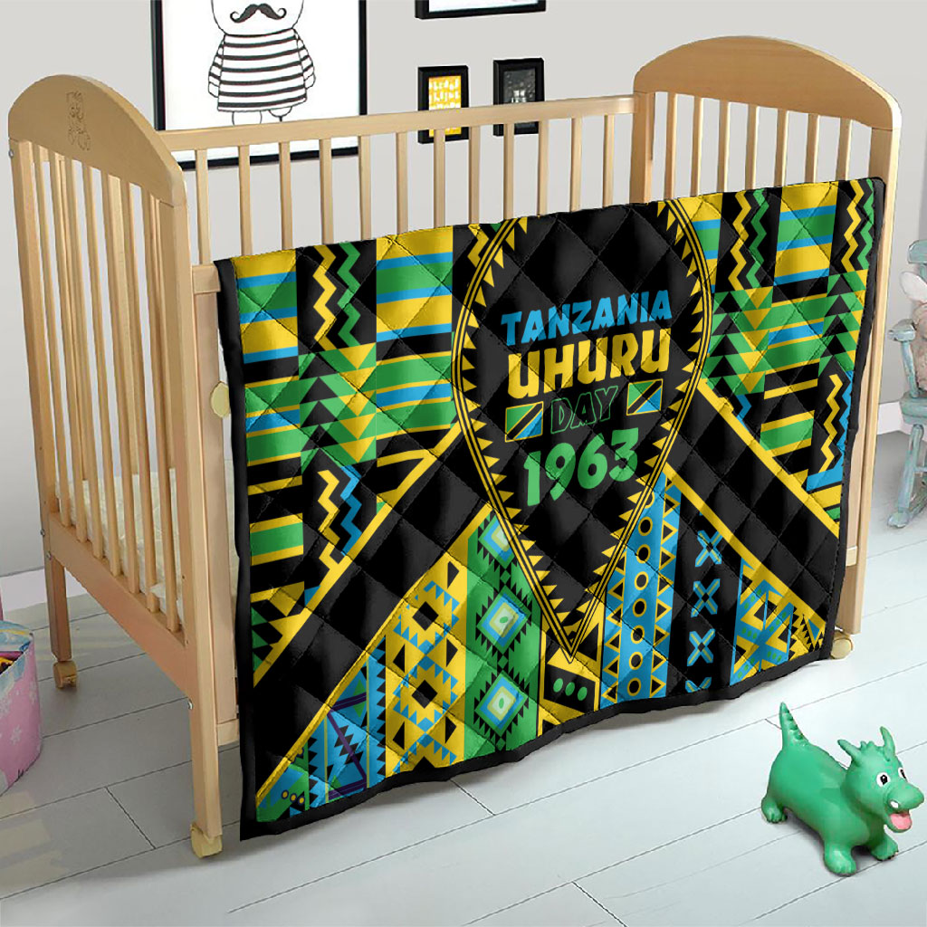 Tanzania Independence Day Quilt Uhuru 1963 African Shield Tribal Pattern