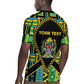Personalized Tanzania Independence Day Rugby Jersey Uhuru 1963 African Shield Tribal Pattern