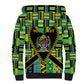 Personalized Tanzania Independence Day Sherpa Hoodie Uhuru 1963 African Shield Tribal Pattern