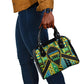 Tanzania Independence Day Shoulder Handbag Uhuru 1963 African Shield Tribal Pattern