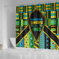 Tanzania Independence Day Shower Curtain Uhuru 1963 African Shield Tribal Pattern