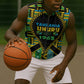 Personalized Tanzania Independence Day Sleeveless Zip Hoodie Uhuru 1963 African Shield Tribal Pattern