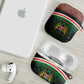 Personalized Kenya Independence Day AirPods Case Tribal Lion 1963 Maasai Beadwork