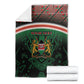 Personalized Kenya Independence Day Blanket Tribal Lion 1963 Maasai Beadwork