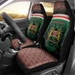 Personalized Kenya Independence Day Car Seat Cover Tribal Lion 1963 Maasai Beadwork