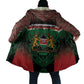 Personalized Kenya Independence Day Cloak Tribal Lion 1963 Maasai Beadwork
