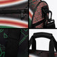 Personalized Kenya Independence Day Duffle Bag Tribal Lion 1963 Maasai Beadwork