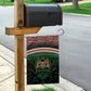 Personalized Kenya Independence Day Garden Flag Tribal Lion 1963 Maasai Beadwork