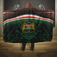 Personalized Kenya Independence Day Hooded Blanket Tribal Lion 1963 Maasai Beadwork