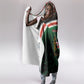 Personalized Kenya Independence Day Hooded Blanket Tribal Lion 1963 Maasai Beadwork