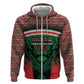 Personalized Kenya Independence Day Hoodie Tribal Lion 1963 Maasai Beadwork