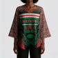 Personalized Kenya Independence Day Kimono Sleeve Blouse Tribal Lion 1963 Maasai Beadwork
