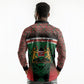 Personalized Kenya Independence Day Long Sleeve Polo Shirt Tribal Lion 1963 Maasai Beadwork