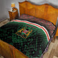 Personalized Kenya Independence Day Quilt Tribal Lion 1963 Maasai Beadwork