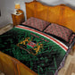Personalized Kenya Independence Day Quilt Bed Set Tribal Lion 1963 Maasai Beadwork