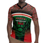 Personalized Kenya Independence Day Rugby Jersey Tribal Lion 1963 Maasai Beadwork