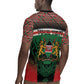 Personalized Kenya Independence Day Rugby Jersey Tribal Lion 1963 Maasai Beadwork