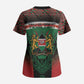 Personalized Kenya Independence Day Scrub Top Tribal Lion 1963 Maasai Beadwork