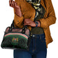 Personalized Kenya Independence Day Shoulder Handbag Tribal Lion 1963 Maasai Beadwork