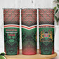 Personalized Kenya Independence Day Skinny Tumbler Tribal Lion 1963 Maasai Beadwork