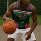 Personalized Kenya Independence Day Sleeveless Hoodie Tribal Lion 1963 Maasai Beadwork