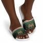 Personalized Kenya Independence Day Slide Sandals Tribal Lion 1963 Maasai Beadwork