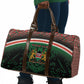 Personalized Kenya Independence Day Travel Bag Tribal Lion 1963 Maasai Beadwork
