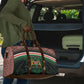 Personalized Kenya Independence Day Travel Bag Tribal Lion 1963 Maasai Beadwork