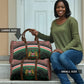 Personalized Kenya Independence Day Travel Bag Tribal Lion 1963 Maasai Beadwork