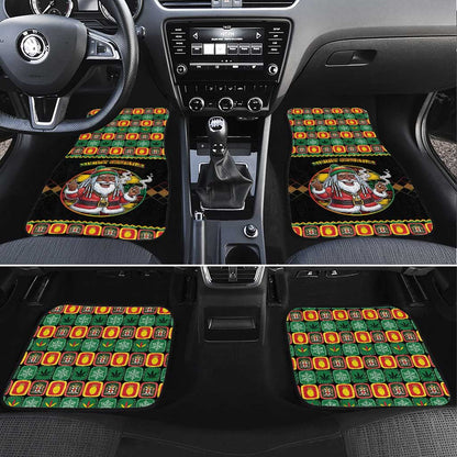 Afro-Jamaicans Christmas Car Mats Most Likely To Smoke With Santa - African Pride