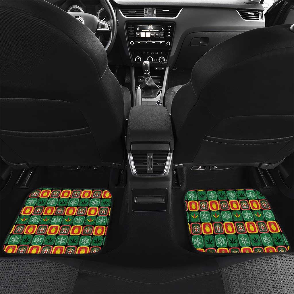 Afro-Jamaicans Christmas Car Mats Most Likely To Smoke With Santa - African Pride