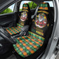 Afro-Jamaicans Christmas Car Seat Cover Most Likely To Smoke With Santa - African Pride