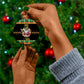 Afro-Jamaicans Christmas Ceramic Ornament Most Likely To Smoke With Santa - African Pride