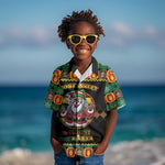 Afro-Jamaicans Christmas Kid Hawaiian Shirt Most Likely To Smoke With Santa DT05