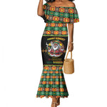 Afro-Jamaicans Christmas Mermaid Dress Most Likely To Smoke With Santa DT05