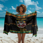 Afro-Jamaicans Christmas Sarong Most Likely To Smoke With Santa - African Pride