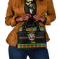 Afro-Jamaicans Christmas Shoulder Handbag Most Likely To Smoke With Santa - African Pride