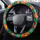 Afro-Jamaicans Christmas Steering Wheel Cover Most Likely To Smoke With Santa - African Pride
