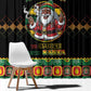 Afro-Jamaicans Christmas Window Curtain Most Likely To Smoke With Santa - African Pride