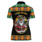 Afro-Jamaicans Christmas Women Polo Shirt Most Likely To Smoke With Santa DT05