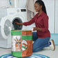 Niger Laundry Basket Dama Gazelle Waving Flag Funny Style