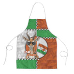Niger Apron Dama Gazelle Waving Flag Funny Style