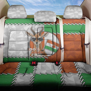 Niger Back Car Seat Cover Dama Gazelle Waving Flag Funny Style