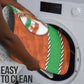 Niger Bathroom Set Dama Gazelle Waving Flag Funny Style