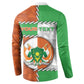 Personalized Niger Button Sweatshirt Dama Gazelle Waving Flag Funny Style